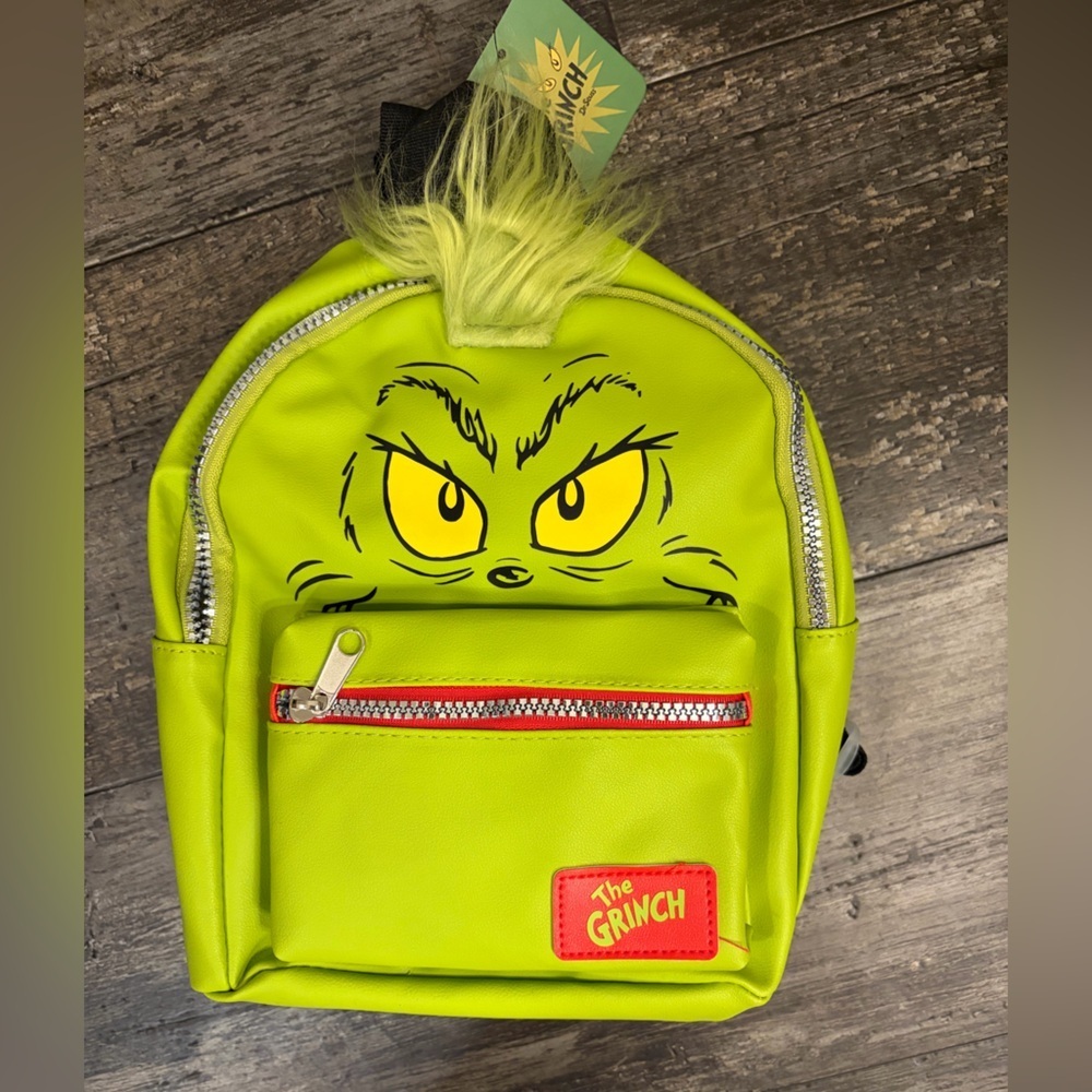 Grinch Backpack Purse NWT